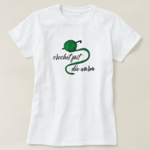 Kelly Grönt Crochet Fast, Die Warm T-Shirt