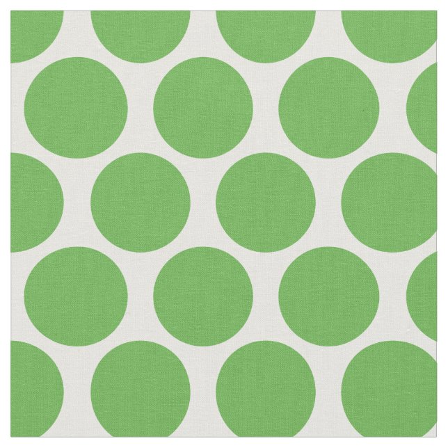 Kelly Grönt Mod Dots Tyg (Närbild)