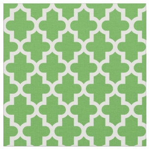 Kelly Grönt Moroccan Print Tyg