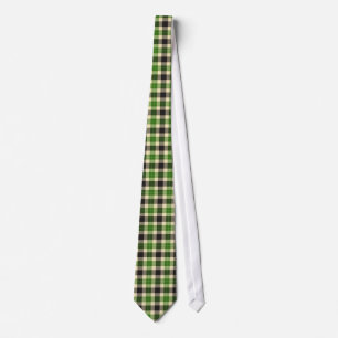 Kelly Grönt och Black Tartan Play Tie Slips