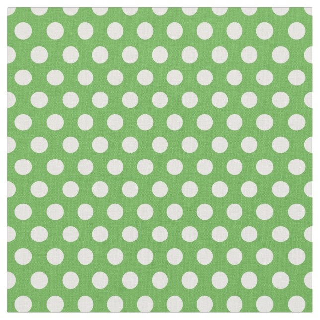 Kelly Grönt Polka dots Tyg (Närbild)