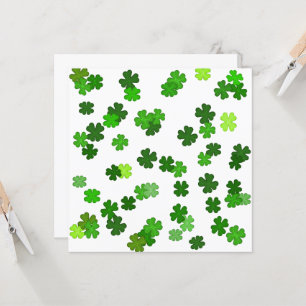 Kelly grönt "Shamrocks Falling"