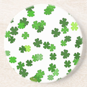 Kelly grönt "Shamrocks Falling" Underlägg