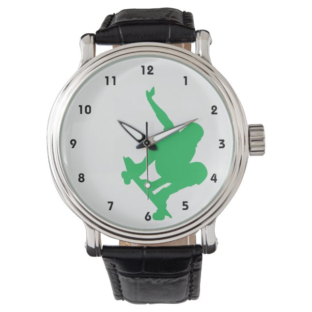Kelly Grönt Skater Armbandsur (Framsida)