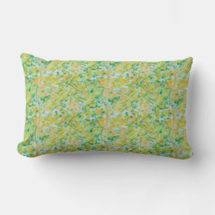 Kelly grönt, solbränna, ljusblå Pillow Lumbarkudde