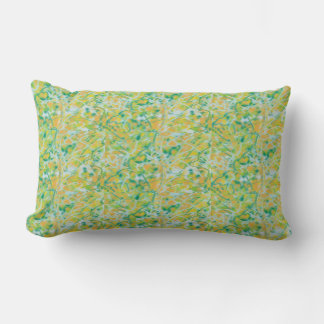 Kelly grönt, solbränna, ljusblå Pillow Lumbarkudde