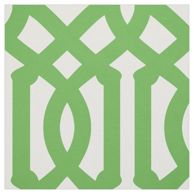 Kelly Grönt Trellis Large  Tyg (Provkarta)