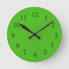 Kelly Grönt Wall Clock Rund Klocka