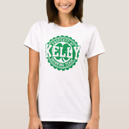 Kelly irländsk dricka lagkapsyl t-shirt