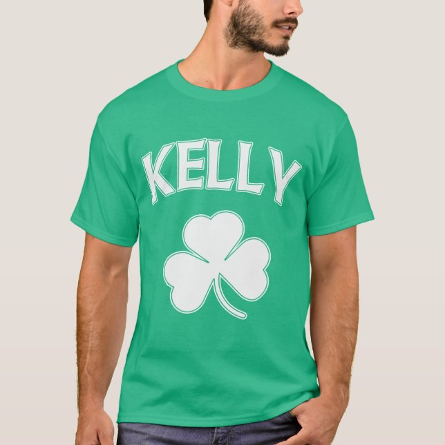 Kelly irländsk Shamrockst patricks day T-shirt (Framsida)