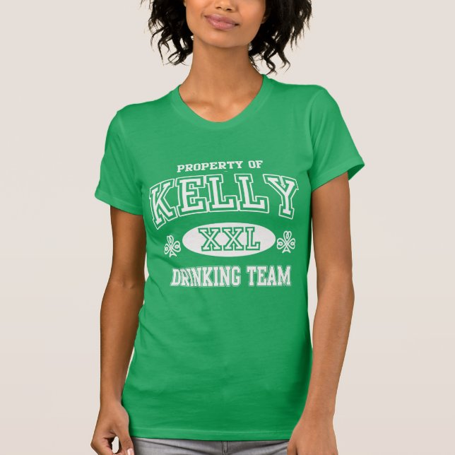 Kelly irländskt dricka lag tröja (Framsida)