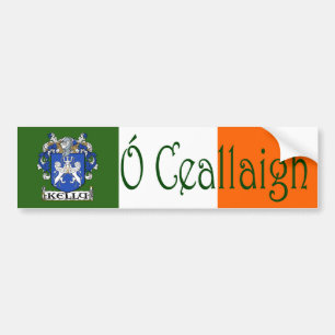 Kelly Klan Irish/English Bumper Sticker Bildekal