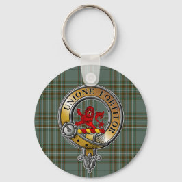 Kelly Tartan & Badge Nyckelring