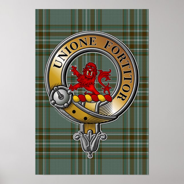 Kelly Tartan & Badge Poster (Framsidan)