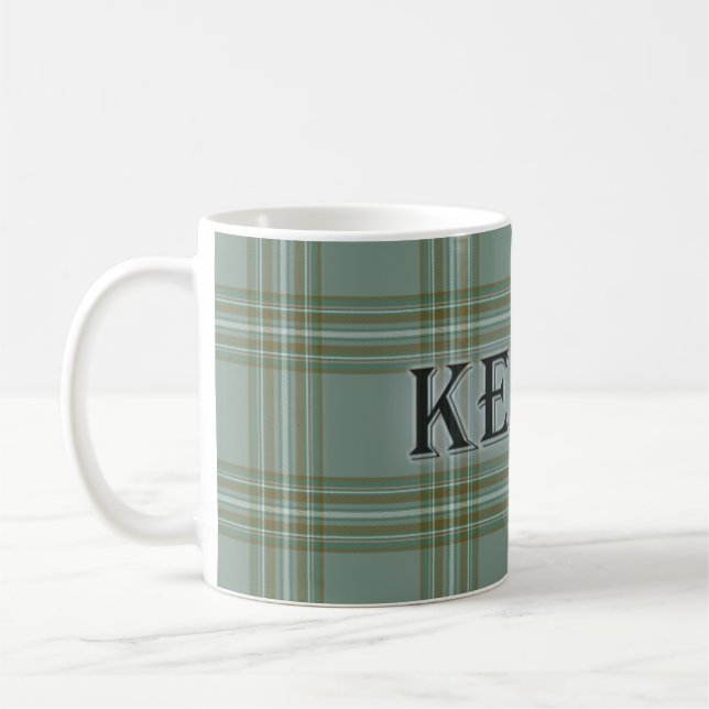 Kelly Tartan med efternamn Kaffemugg (Vänster)