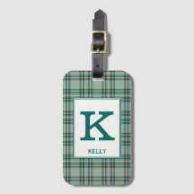 Kelly Tartan Mint Grönt Play Mönster