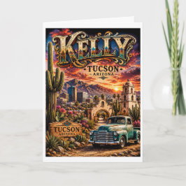 Kelly Tucson Arizona Personlig Sydvästlig Kort