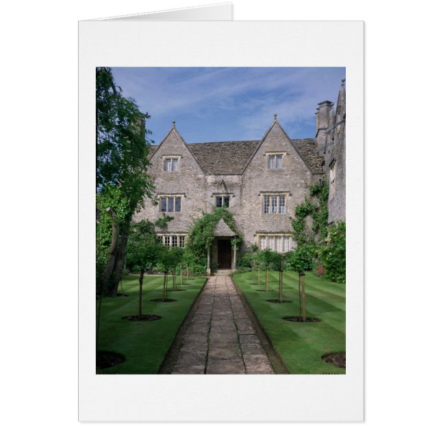 Kelmscott Manor (foto) Hälsningskort (Framsidan)