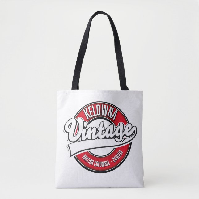 Kelowna British Columbia Canada logotyp Tygkasse (Framsida)