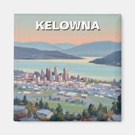Kelowna Canada Travel Magnet