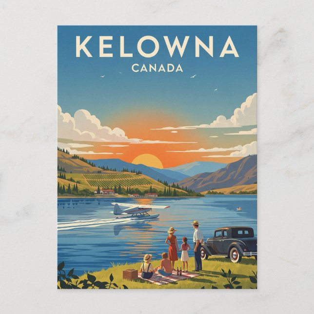 Kelowna Canada Travel Vykort (Framsida)