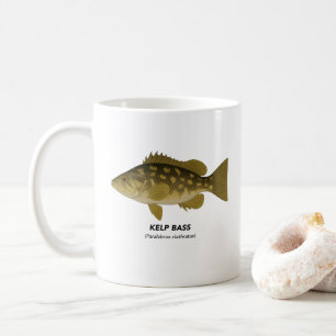 Kelp Bass - Marine Animals of California Kaffemugg