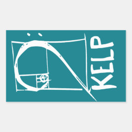 KELP-klistermärken Rektangulärt Klistermärke