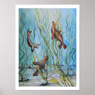 Kelp-skogen Poster