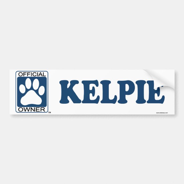 Kelpie Black Bildekal (Framsidan)