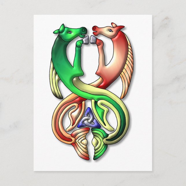 Kelpie Färg Vykort (Framsida)