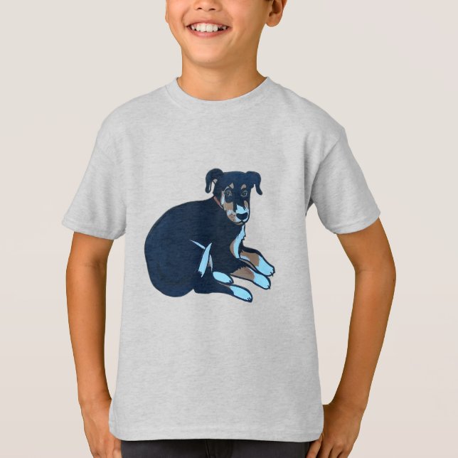 Kelpie pup T-Shirt (Framsida)
