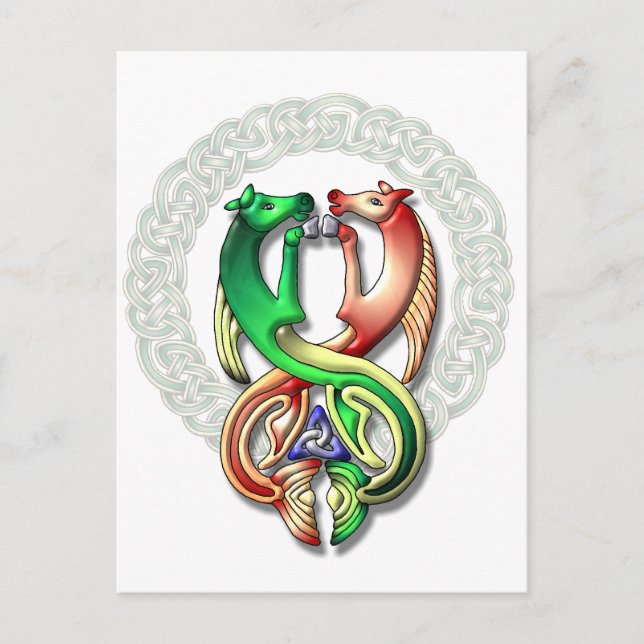 Kelpie ram vykort (Framsida)