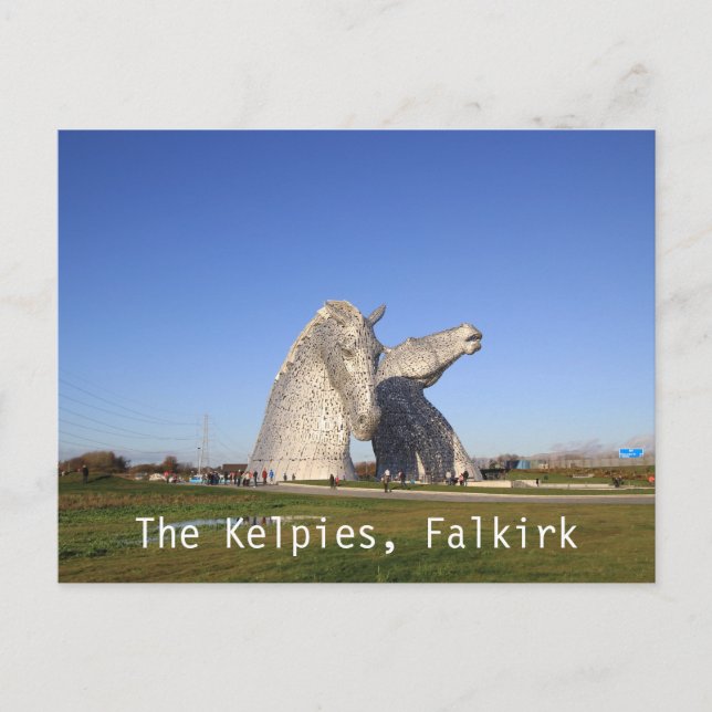 Kelpierna, Falkirk, vykort (Framsida)