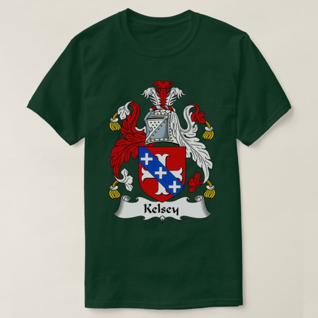 Kelsey Jackar Arm Family Crest T Shirt (Design framsida)