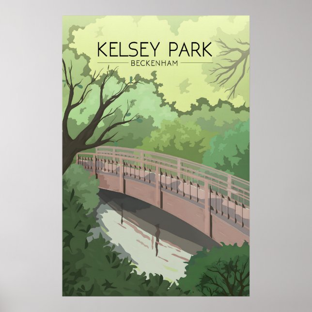 Kelsey Park London Resemålning Poster (Framsidan)