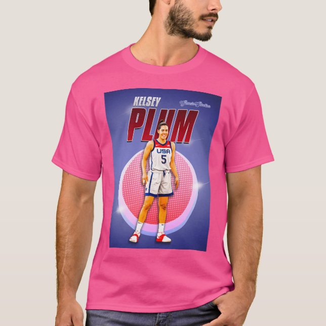Kelsey Plum - Basketball Spotlight T Shirt (Framsida)
