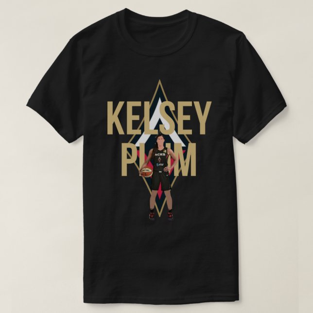 Kelsey plum t shirt (Design framsida)