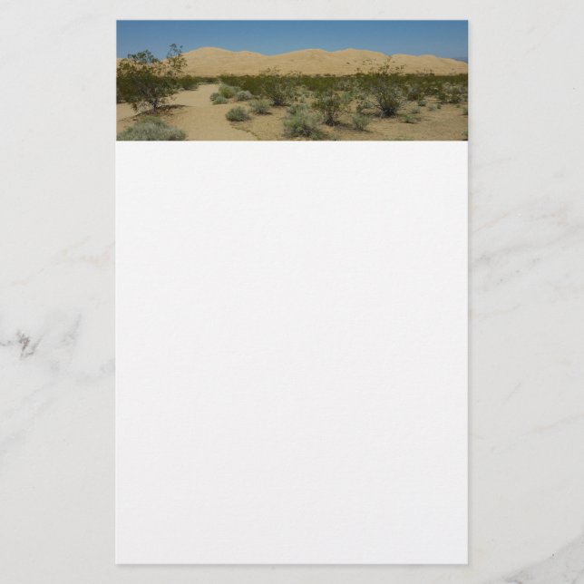 Kelso Dunes i Mojave National Park Brevpapper (Framsida)