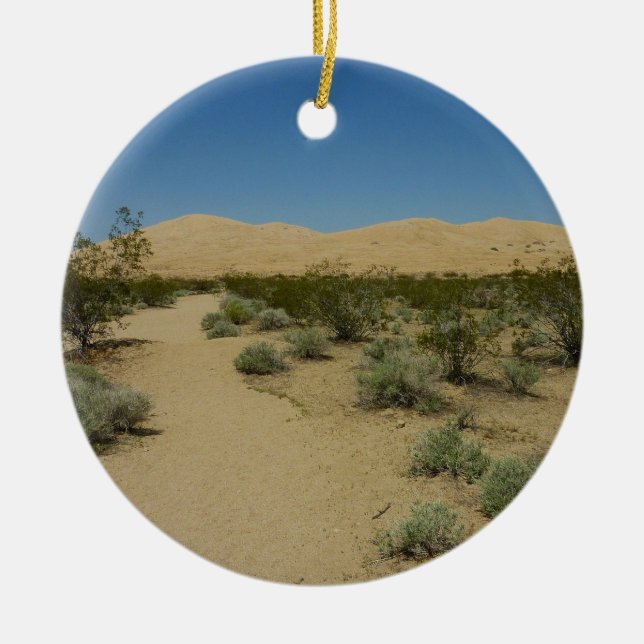 Kelso Dunes i Mojave National Park Julgransprydnad Keramik (Framsidan)