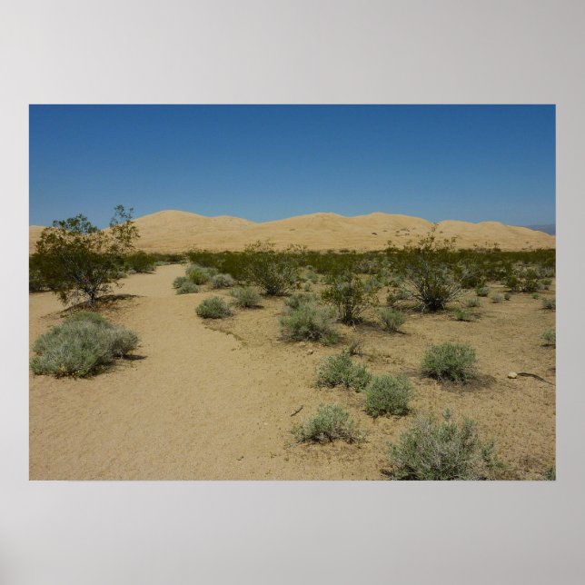 Kelso Dunes i Mojave nationalpark Poster (Framsidan)