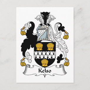 Kelso Family Crest Vykort