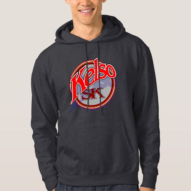 Kelso Saskatchewan bangleskjorta Sweatshirt Med Luva (Framsida)
