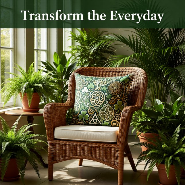 Keltisk blomning kudde (Skapare uppladdad)