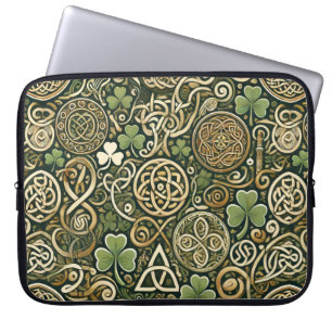 Keltisk blomning laptop fodral