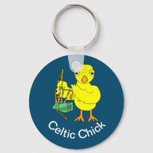 Keltisk Chick Nyckelring