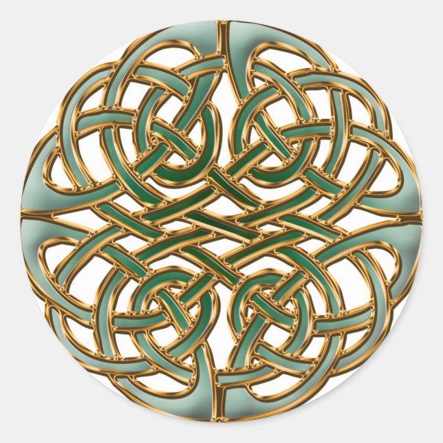 Keltisk cirkel runt klistermärke (Framsida)