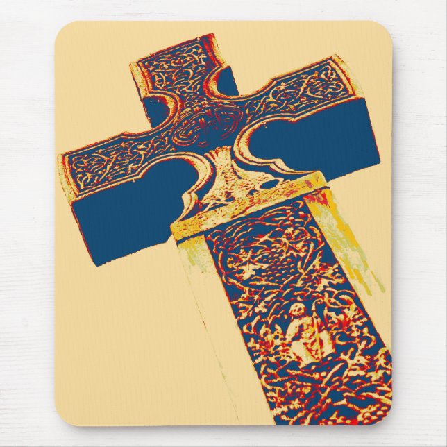 Keltisk Cross Grunge Musdyna Musmatta (Framsidan)