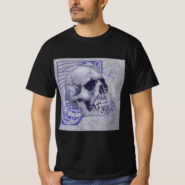 Keltisk dödskalle t shirt (Framsida)