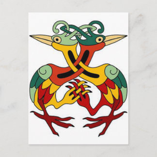 Keltisk Fågel Vykort
