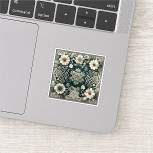 Keltisk klöverblommig charm klistermärken